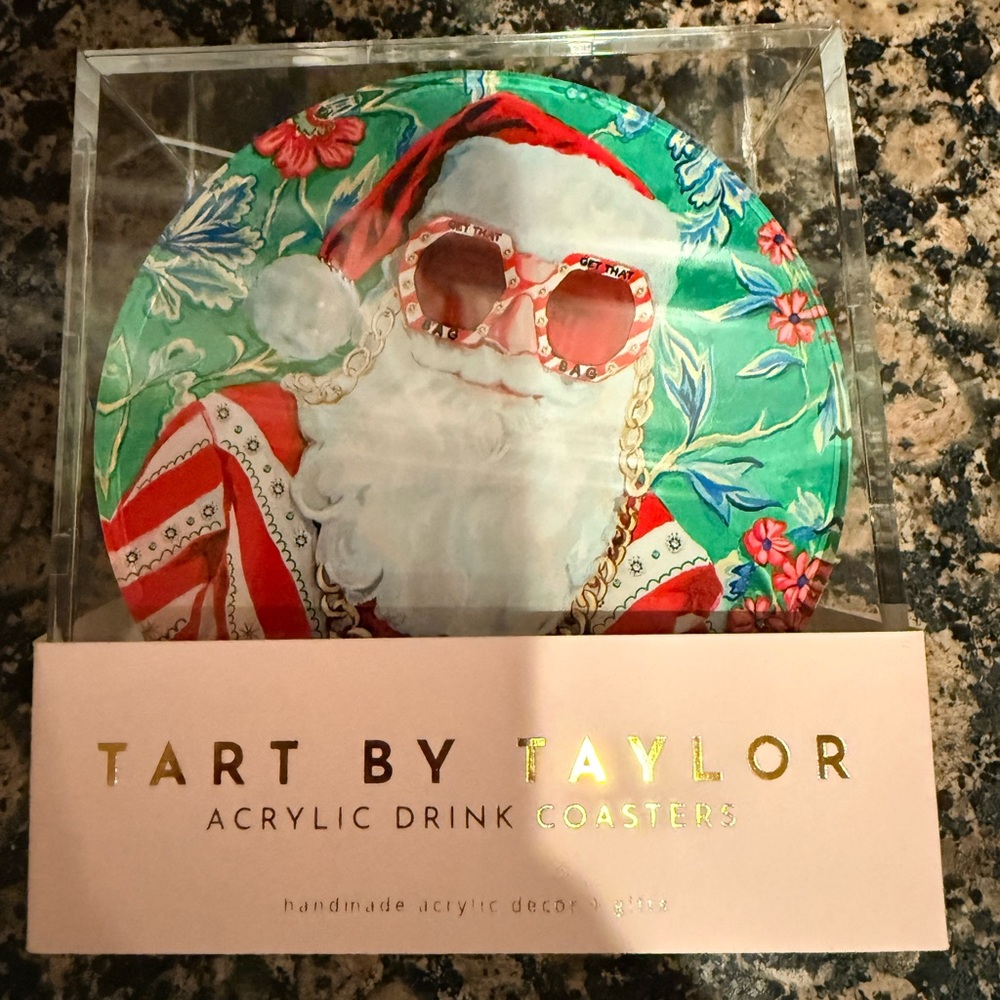 Tart by Taylor Santa Coasters